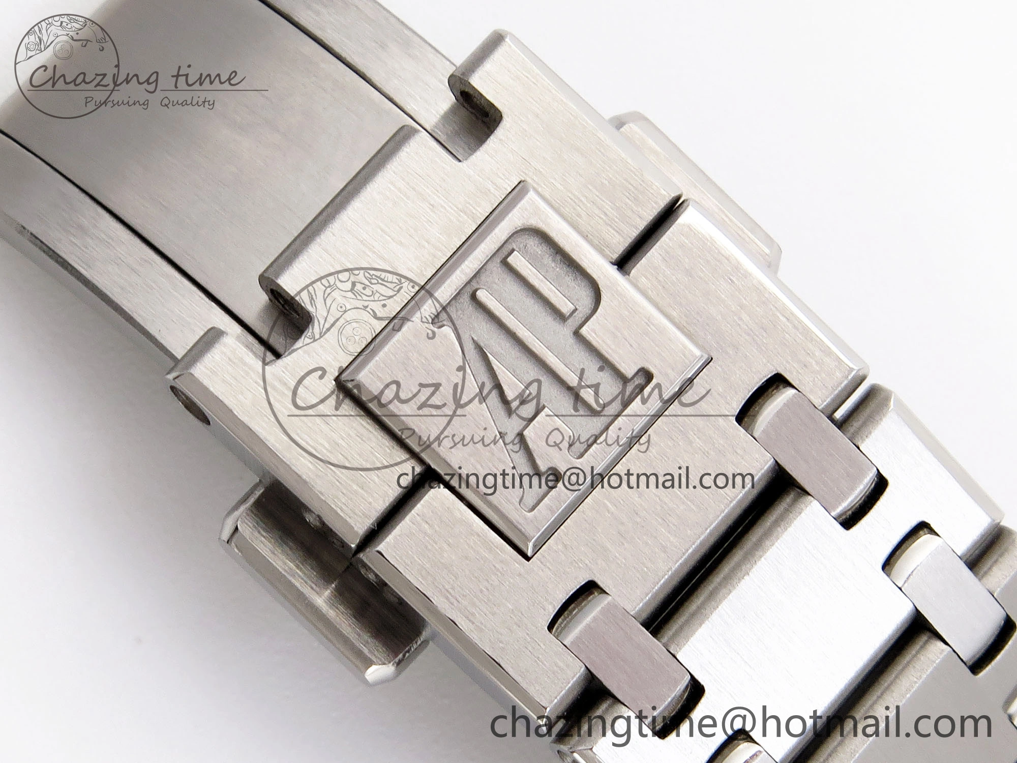 Lightweight ROYAL OAK 39MM 15202 SS IPF 1:1 BEST EDITION BLUE TEXTURED DIAL ON SS BRACELET A 4497