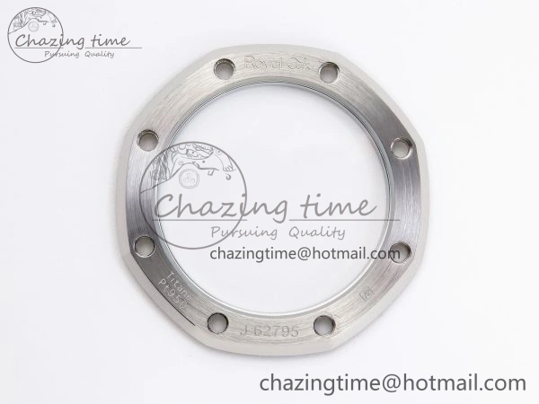 Trendsetting ROYAL OAK 39MM 15202 SS IPF 1:1 BEST EDITION BLUE BLACK TEXTURED DIAL ON SS BRACELET A 4494