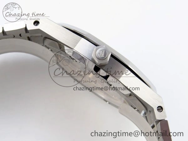 UrbanStyle ROYAL OAK 39MM 15202 SS IPF 1:1 BEST EDITION GRAY TEXTURED DIAL ON SS BRACELET A 4496