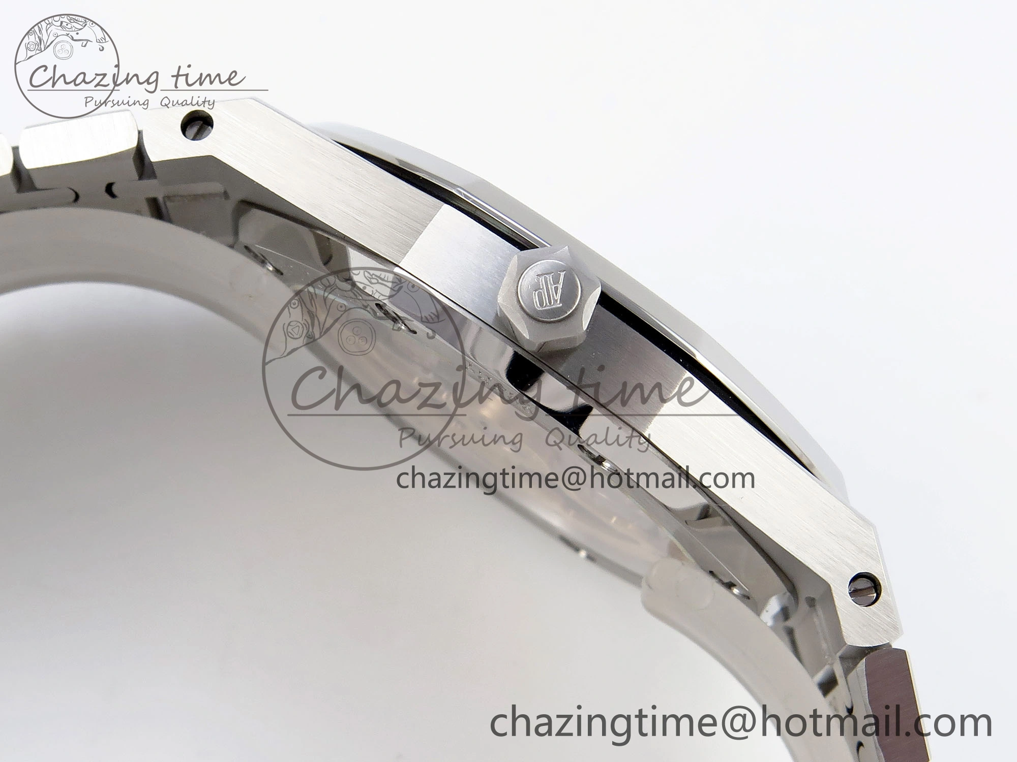 UrbanStyle ROYAL OAK 39MM 15202 SS IPF 1:1 BEST EDITION GRAY TEXTURED DIAL ON SS BRACELET A 4496