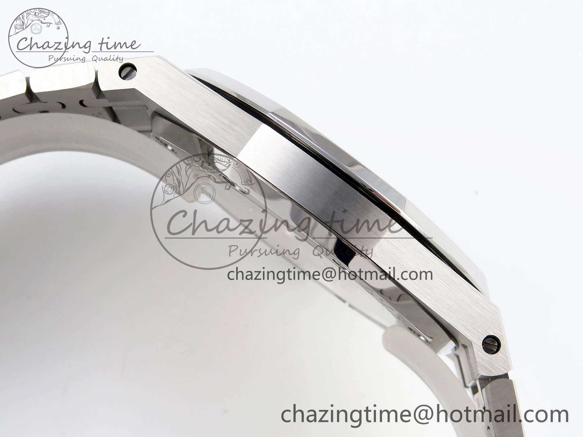 UrbanStyle ROYAL OAK 39MM 15202 SS IPF 1:1 BEST EDITION GRAY TEXTURED DIAL ON SS BRACELET A 4496