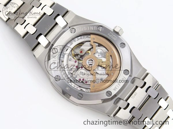 UrbanStyle ROYAL OAK 39MM 15202 SS IPF 1:1 BEST EDITION GRAY TEXTURED DIAL ON SS BRACELET A 4496