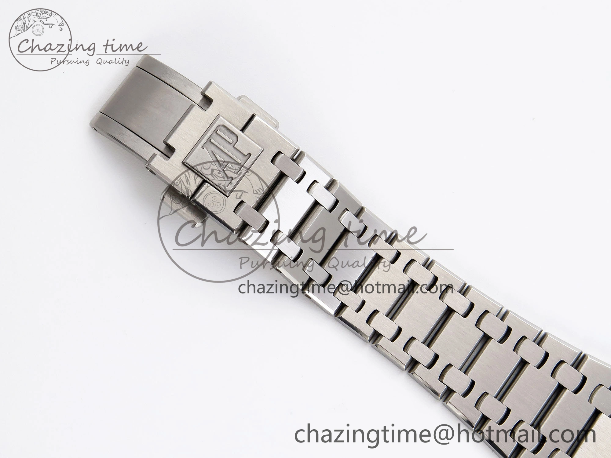 Refined ROYAL OAK 39MM 15202 SS IPF 1:1 BEST EDITION GREEN BLACK DIAL ON SS BRACELET A 4495