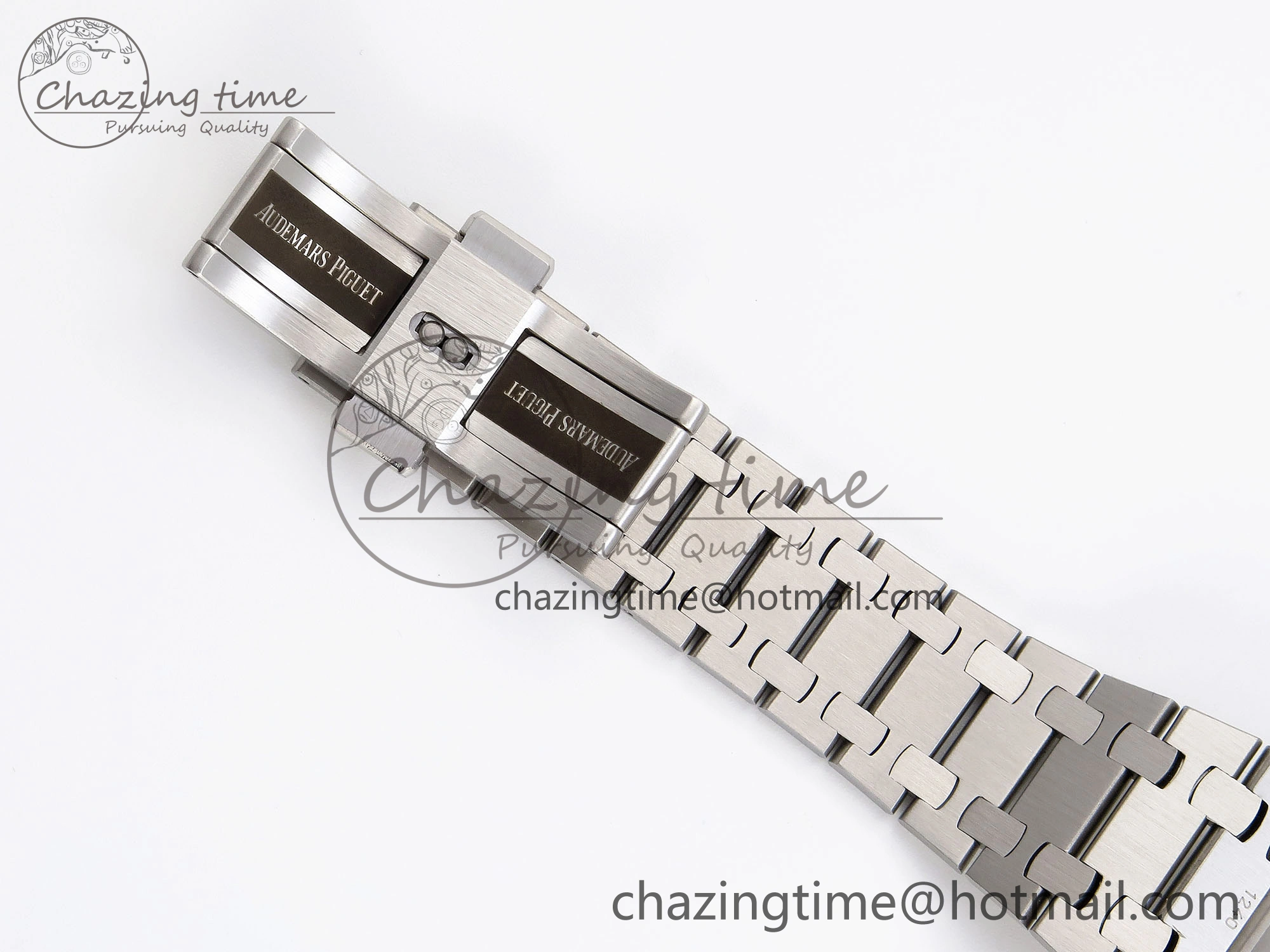 Refined ROYAL OAK 39MM 15202 SS IPF 1:1 BEST EDITION GREEN BLACK DIAL ON SS BRACELET A 4495