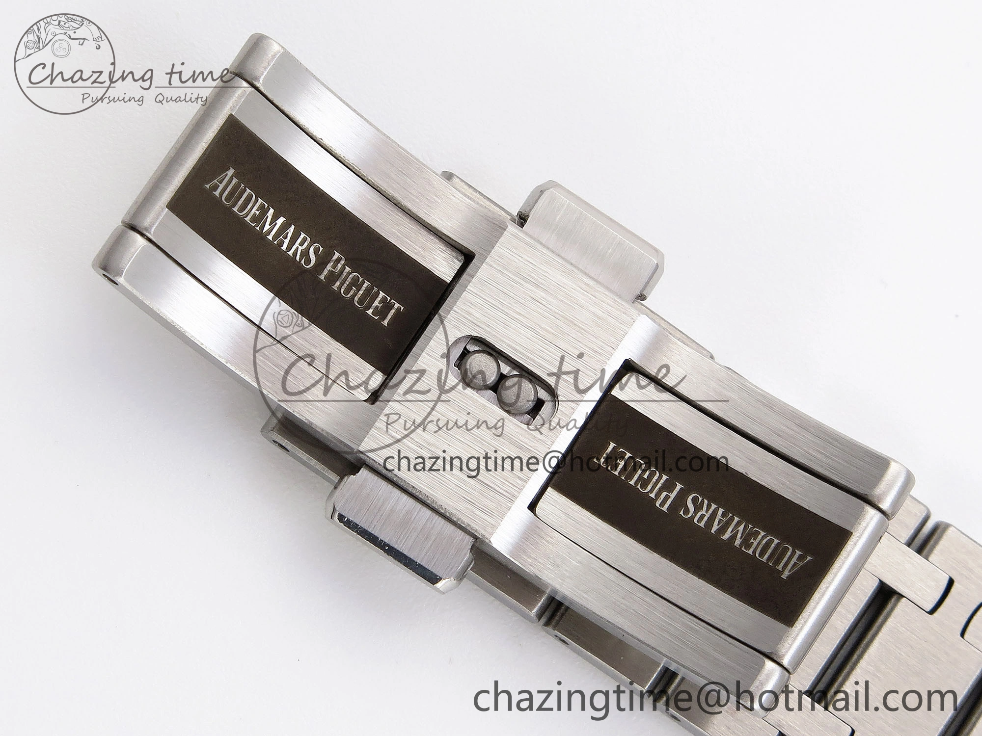 Refined ROYAL OAK 39MM 15202 SS IPF 1:1 BEST EDITION GREEN BLACK DIAL ON SS BRACELET A 4495