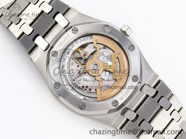 Refined ROYAL OAK 39MM 15202 SS IPF 1:1 BEST EDITION GREEN BLACK DIAL ON SS BRACELET A 4495