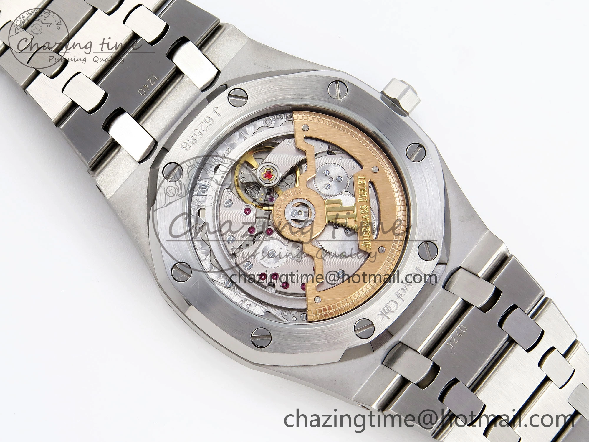 Refined ROYAL OAK 39MM 15202 SS IPF 1:1 BEST EDITION GREEN BLACK DIAL ON SS BRACELET A 4495
