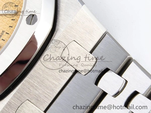 ROYAL OAK 39MM 15202 SS IPF 1:1 BEST EDITION YELLOW TEXTURED DIAL ON SS BRACELET A Comfortable 4500