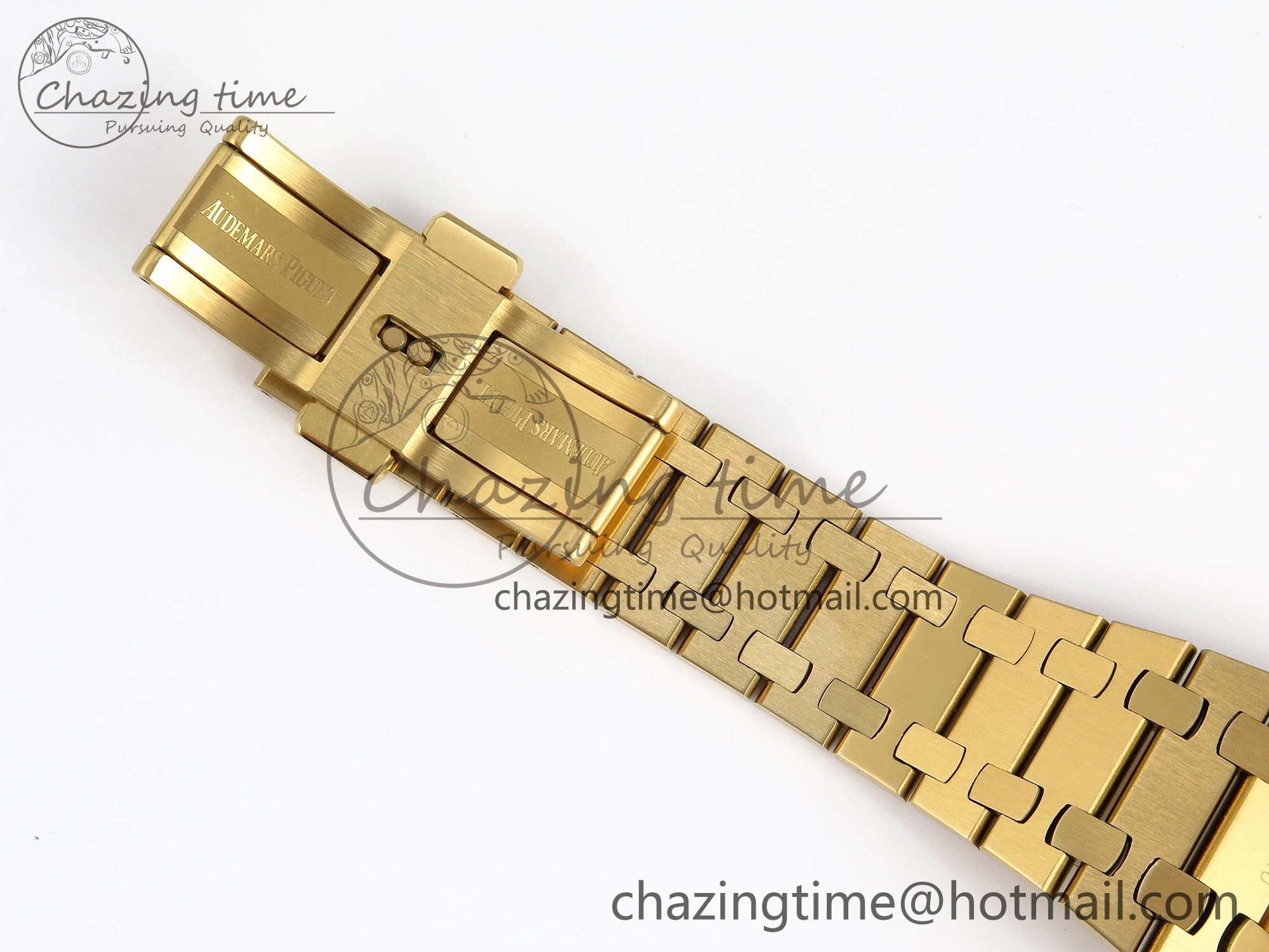 ROYAL OAK 39MM 15202 YG IPF 1:1 BEST EDITION BLUE TEXTURED DIAL ON YG BRACELET A Timeless 4506