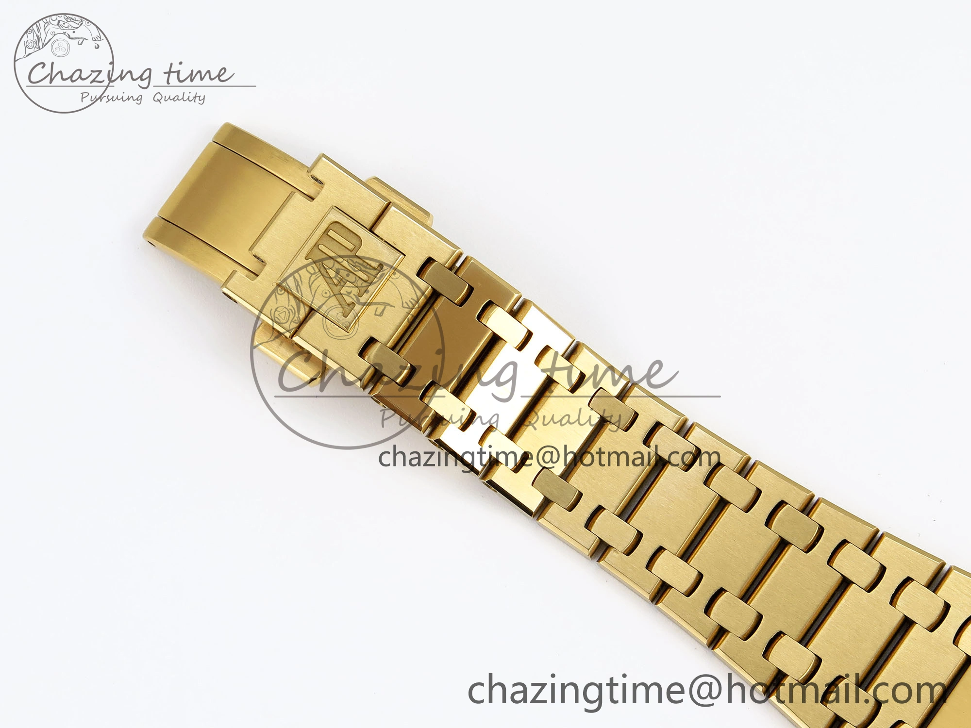 ROYAL OAK 39MM 15202 YG IPF 1:1 BEST EDITION BLUE TEXTURED DIAL ON YG BRACELET A Timeless 4506