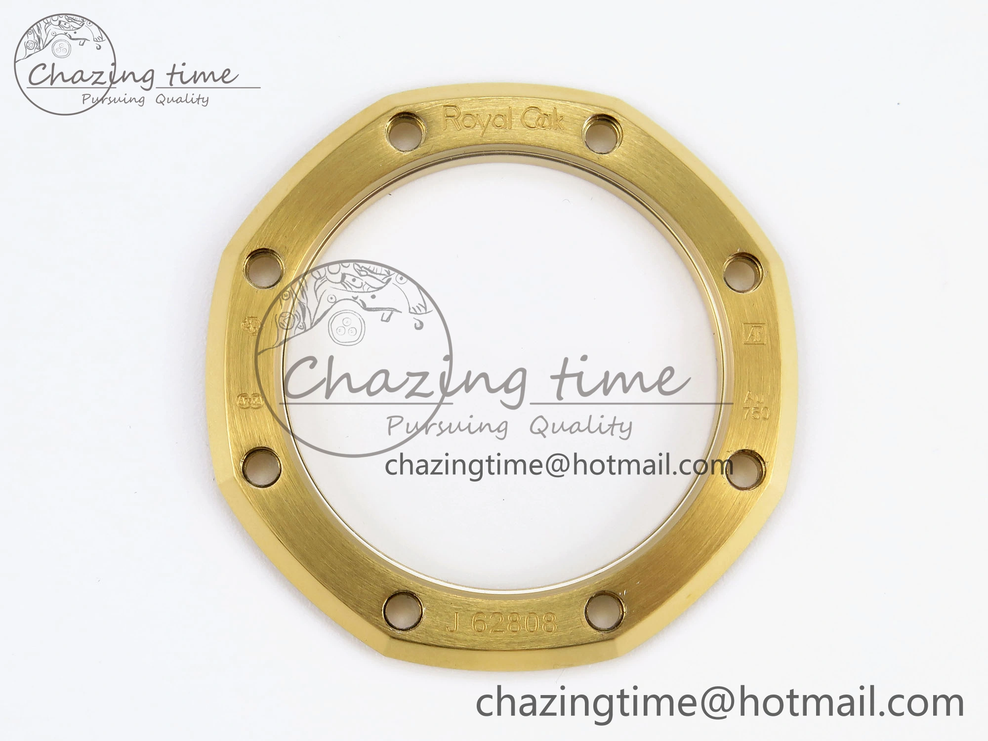 ROYAL OAK 39MM 15202 YG IPF 1:1 BEST EDITION WHITE TEXTURED DIAL ON YG BRACELET A WaterResistant 4504