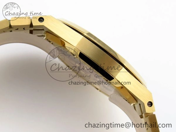 ROYAL OAK 39MM 15202 YG IPF 1:1 BEST EDITION YELLOW BROWN TEXTURED DIAL ON YG BRACELET A Efficient 4505