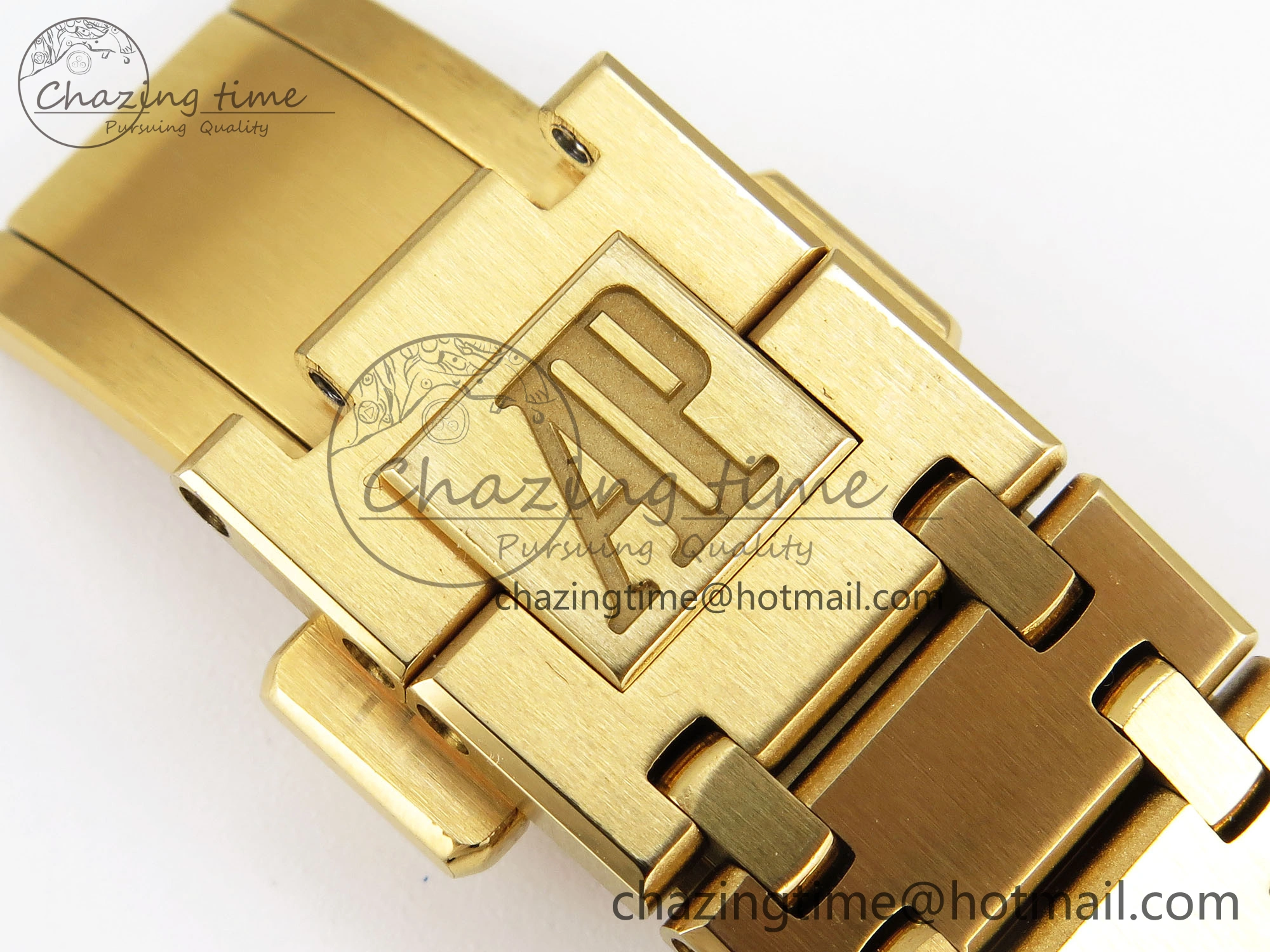 ROYAL OAK 39MM 15202 YG IPF 1:1 BEST EDITION YELLOW BROWN TEXTURED DIAL ON YG BRACELET A Efficient 4505