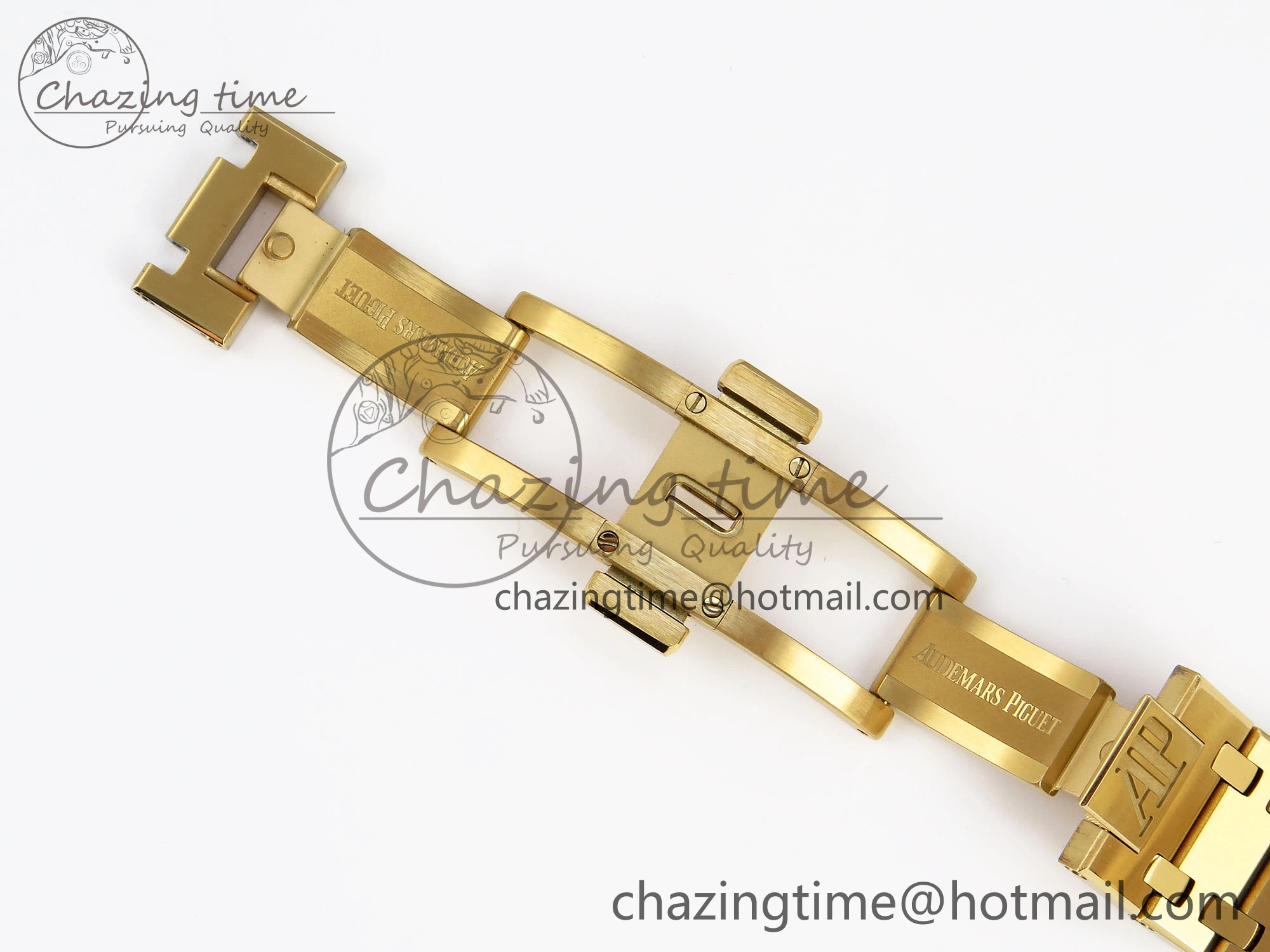 ROYAL OAK 39MM 15202 YG IPF 1:1 BEST EDITION YG TEXTURED DIAL ON YG BRACELET A Casual 4503