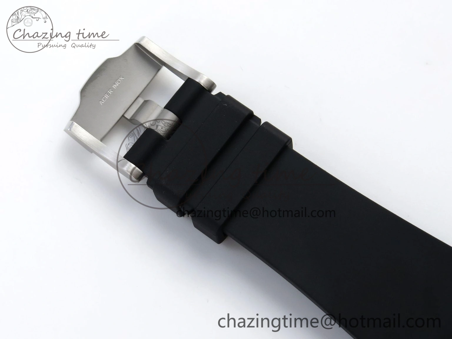 Comfortable ROYAL OAK OFFSHORE 42MM SS APF 1:1 BEST EDITION BLACK DIAL WHITE MARKERS ON BLACK LEATHER STRAP A 4512