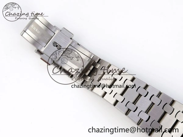 ROYAL OAK OFFSHORE 42MM SS APF 1:1 BEST EDITION GRAY DIAL BLACK MARKERS ON SS BRACELET A FreshLook 4515