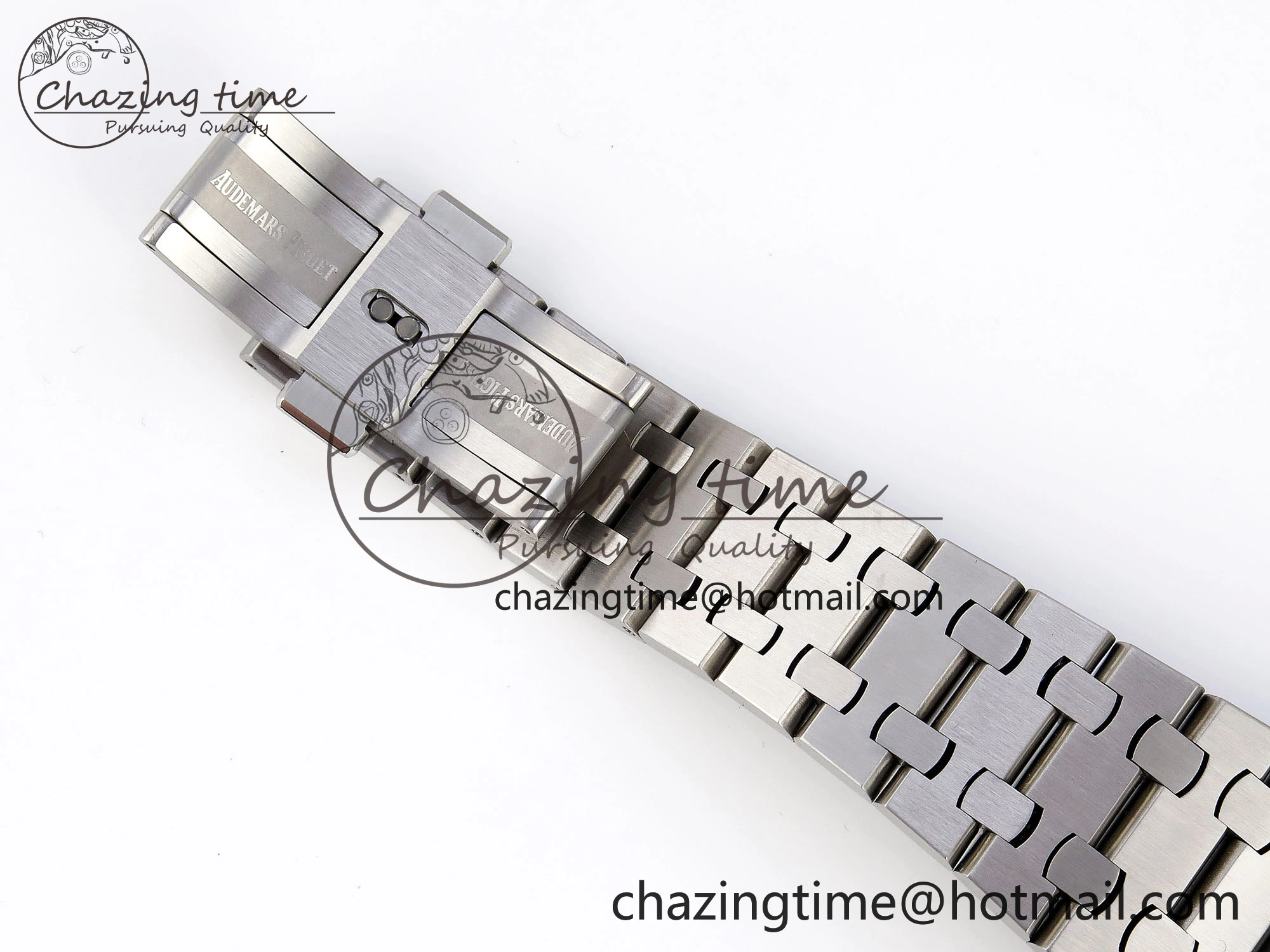 ROYAL OAK OFFSHORE 42MM SS APF 1:1 BEST EDITION GRAY DIAL BLACK MARKERS ON SS BRACELET A FreshLook 4515