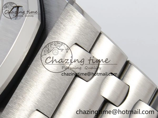 ROYAL OAK OFFSHORE 42MM SS APF 1:1 BEST EDITION GRAY DIAL BLACK MARKERS ON SS BRACELET A FreshLook 4515