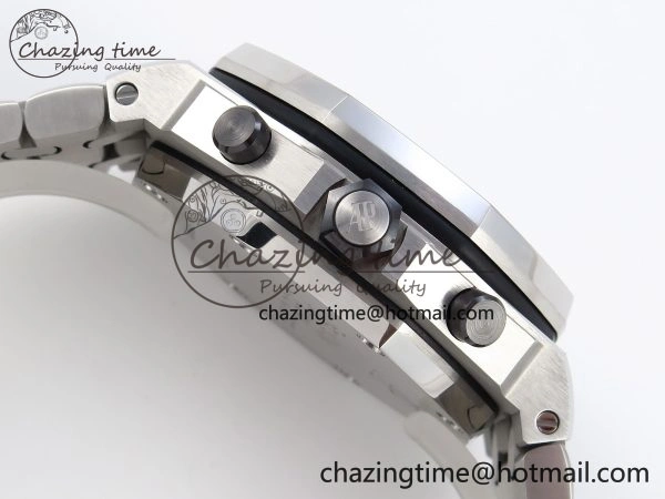 ROYAL OAK OFFSHORE 42MM SS APF 1:1 BEST EDITION GRAY DIAL BLACK MARKERS ON SS BRACELET A FreshLook 4515