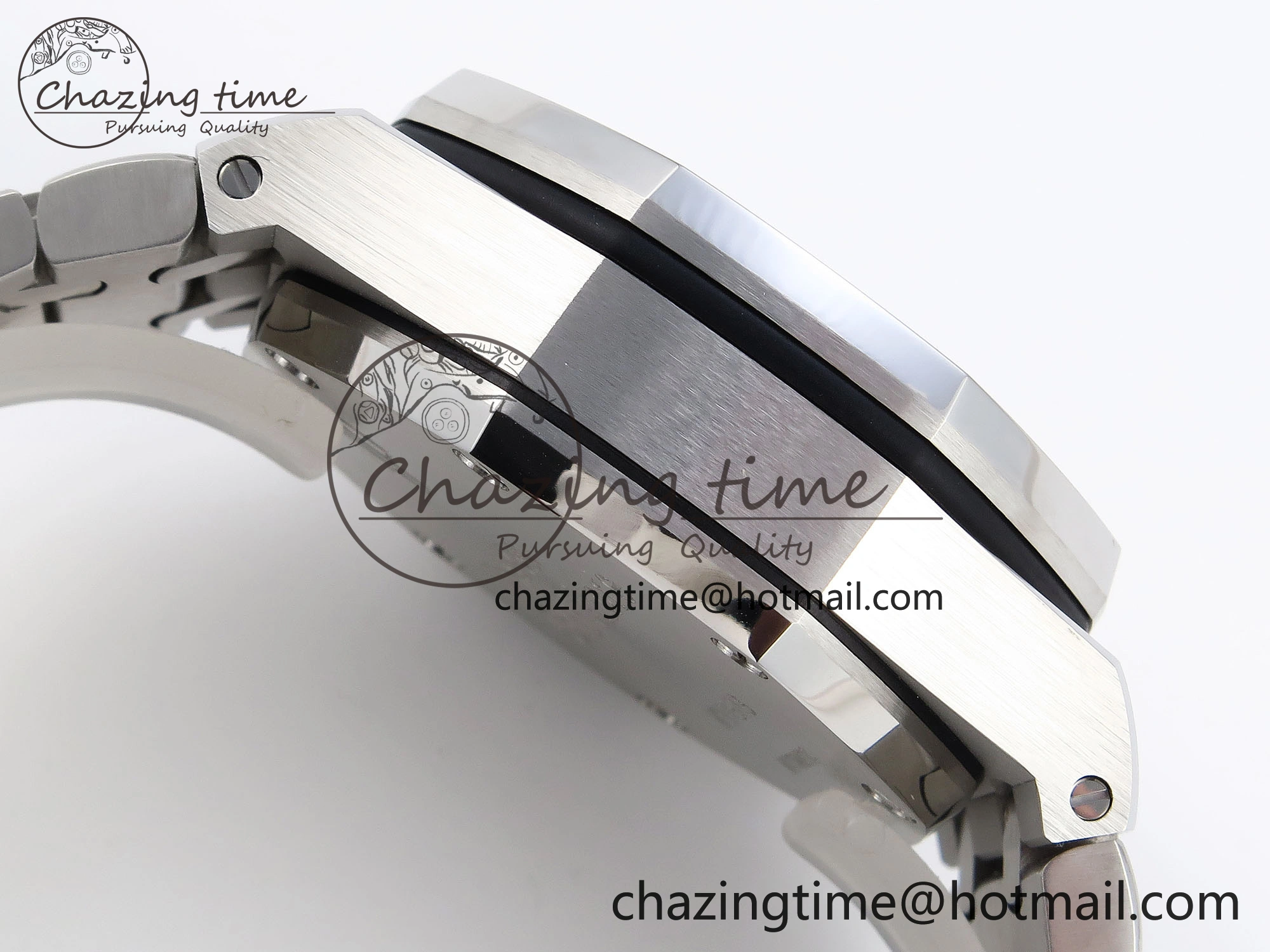 ROYAL OAK OFFSHORE 42MM SS APF 1:1 BEST EDITION GRAY DIAL BLACK MARKERS ON SS BRACELET A FreshLook 4515
