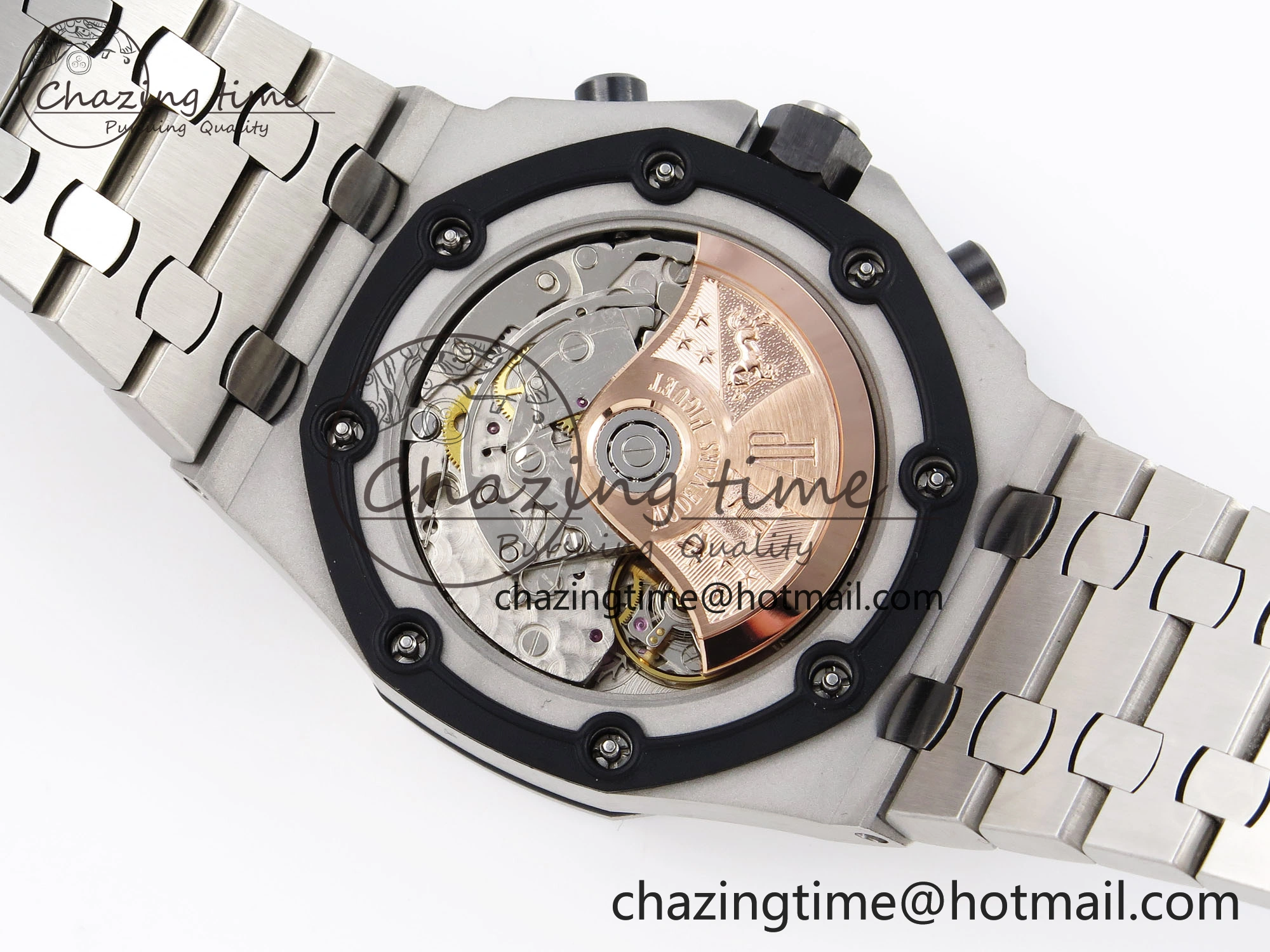 ROYAL OAK OFFSHORE 42MM SS APF 1:1 BEST EDITION GRAY DIAL BLACK MARKERS ON SS BRACELET A FreshLook 4515