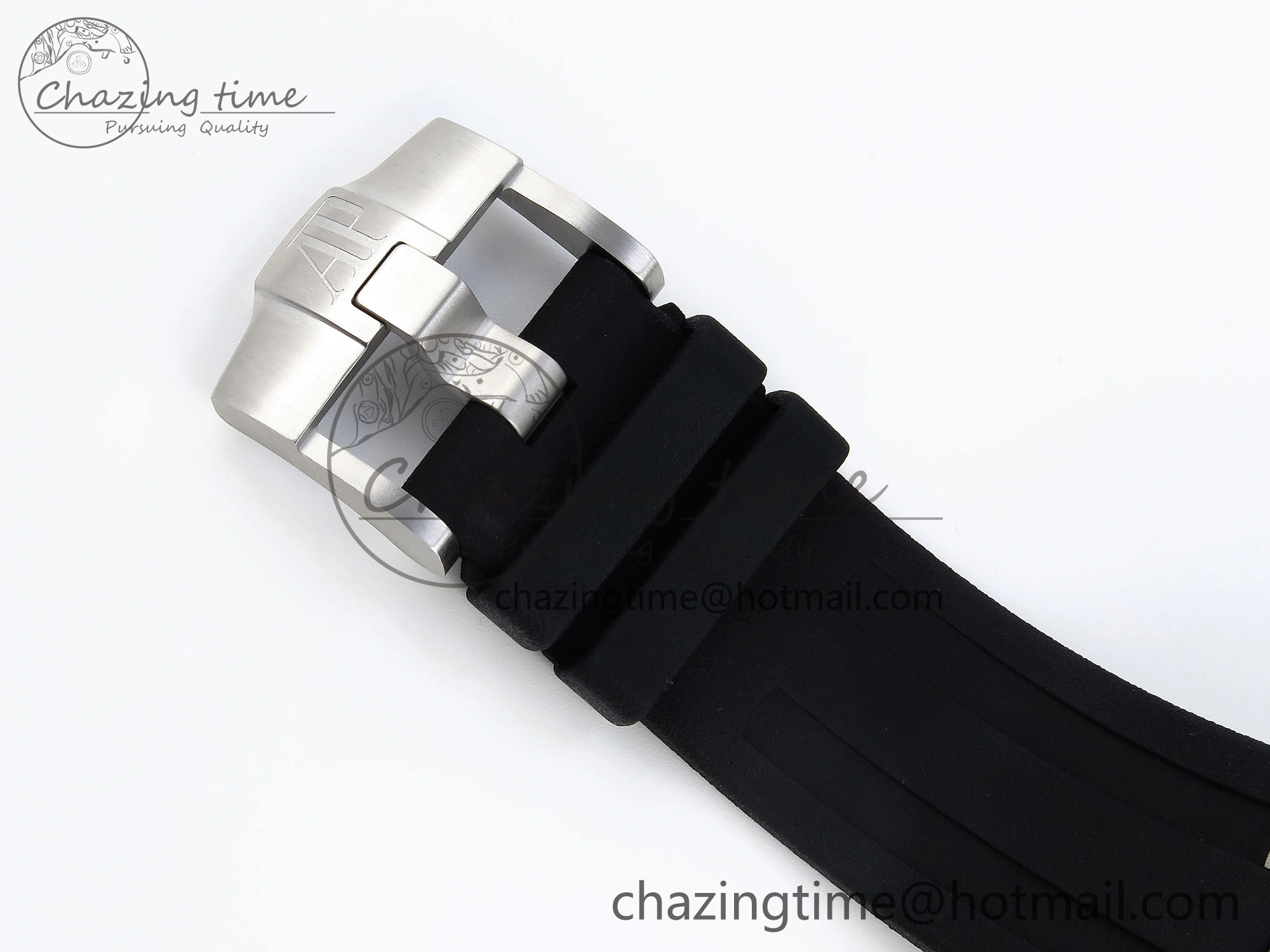StreetReady ROYAL OAK OFFSHORE DIVER 15710 IPF 1:1 BEST EDITION BLACK DIAL ON BLACK RUBBER STRAP SA3120 SUPER CLONE 4508