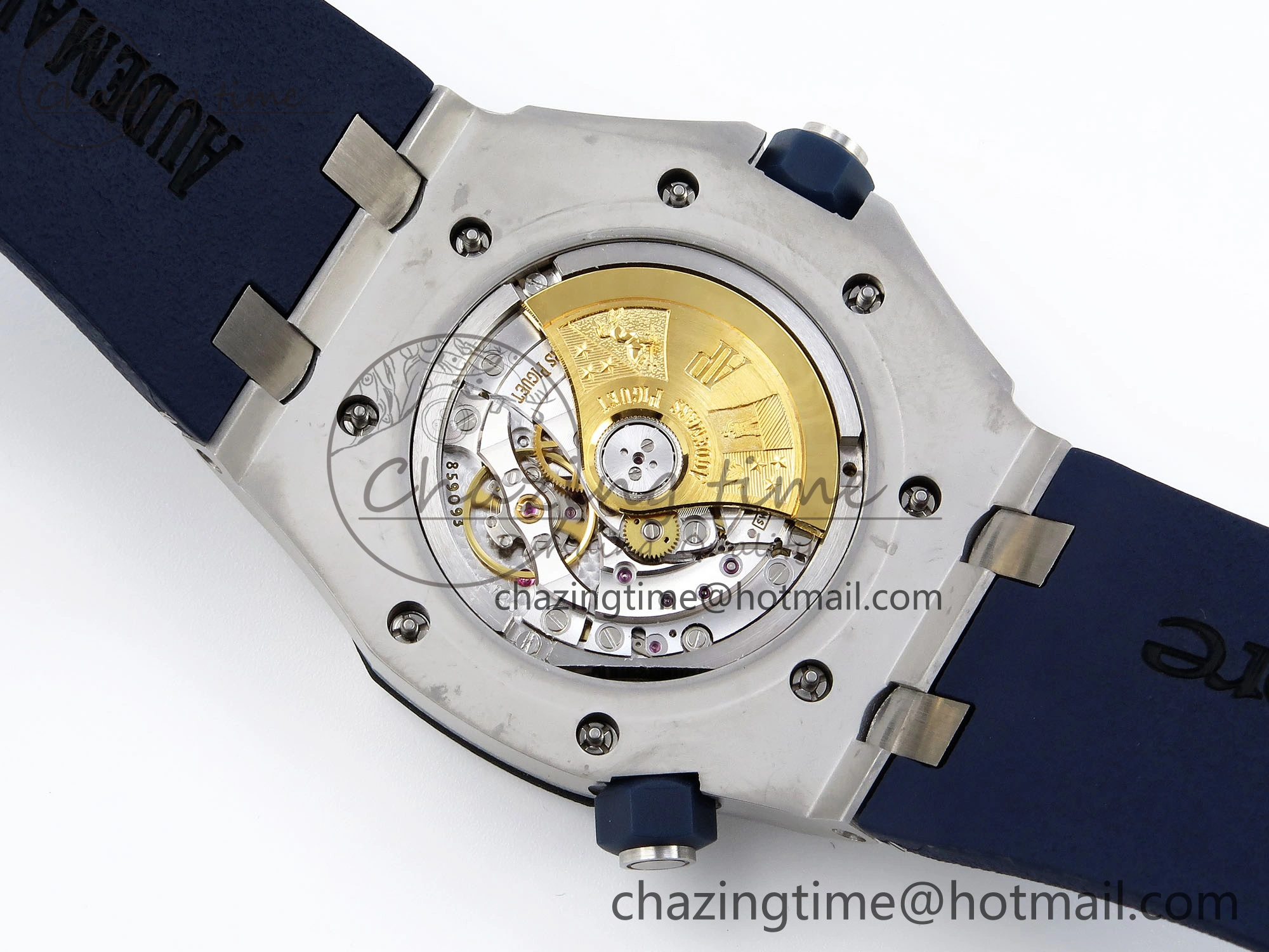 ROYAL OAK OFFSHORE DIVER 15710 IPF 1:1 BEST EDITION BLUE DIAL ON BLUE RUBBER STRAP SA3120 SUPER CLONE RelaxedFit 4511