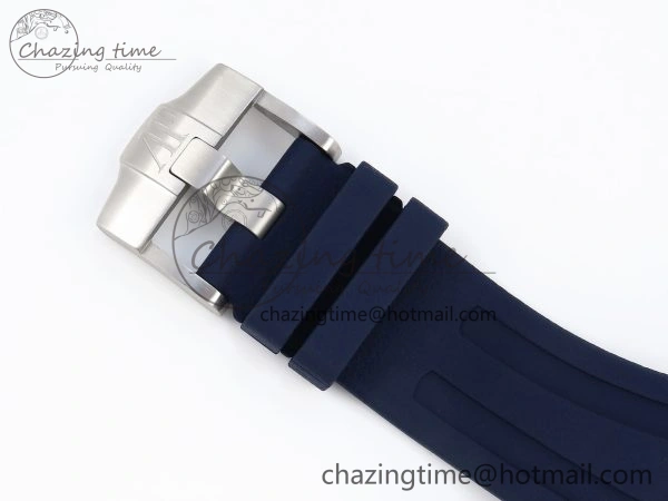 ROYAL OAK OFFSHORE DIVER 15710 IPF 1:1 BEST EDITION BLUE DIAL ON BLUE RUBBER STRAP SA3120 SUPER CLONE RelaxedFit 4511