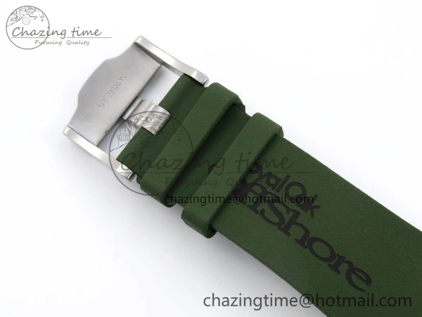 SunProtective ROYAL OAK OFFSHORE DIVER 15710 IPF 1:1 BEST EDITION GREEN DIAL ON GREEN RUBBER STRAP SA3120 SUPER CLONE 4510