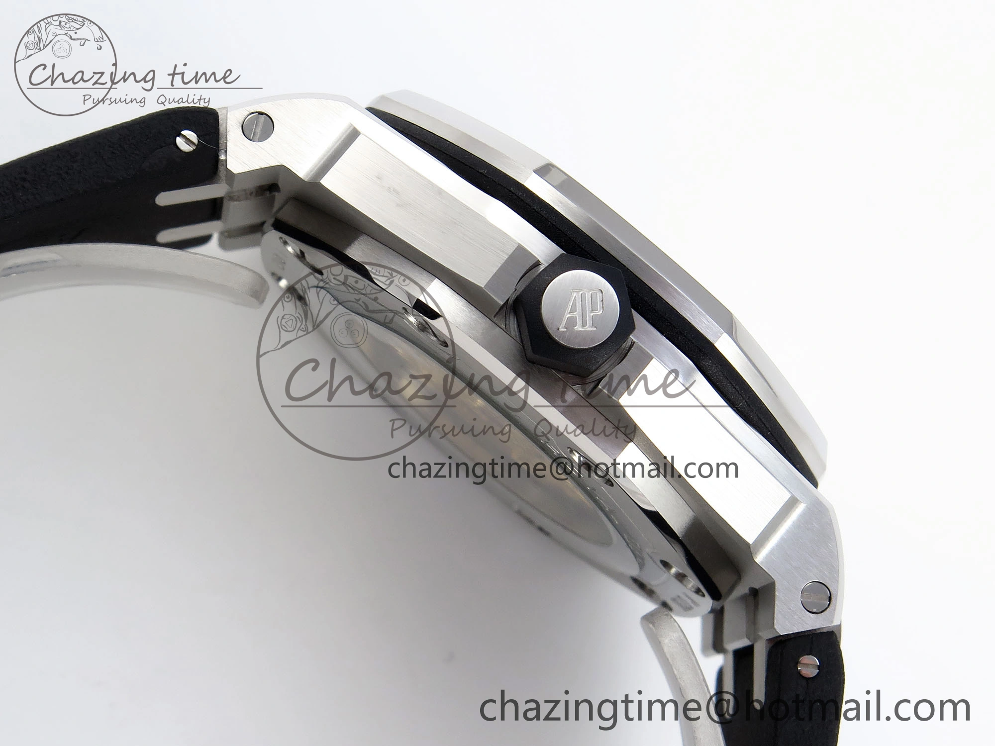 SmartChoice ROYAL OAK OFFSHORE DIVER 15710 IPF 1:1 BEST EDITION WHITE DIAL ON BLACK RUBBER STRAP SA3120 SUPER CLONE 4507