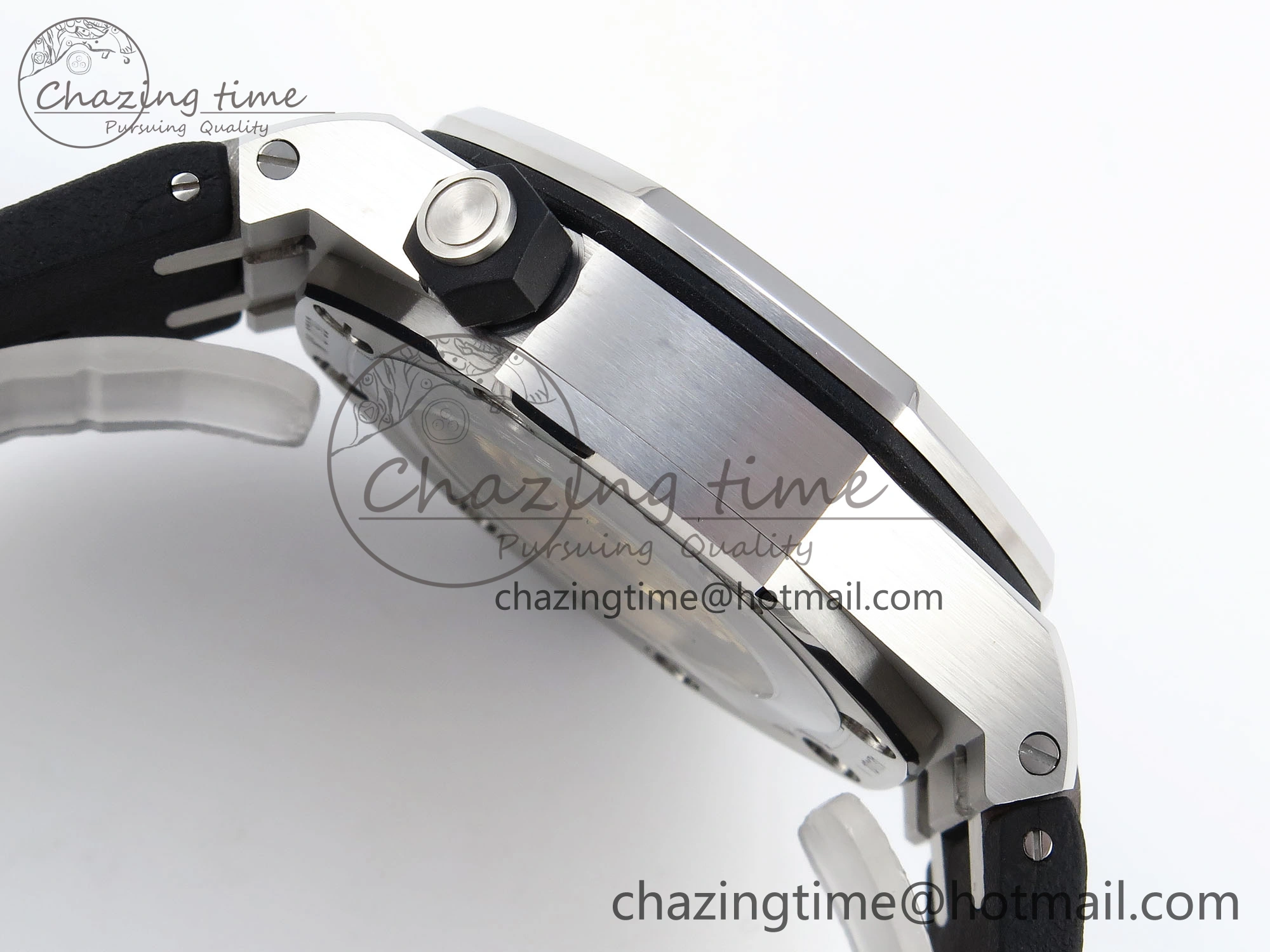 SmartChoice ROYAL OAK OFFSHORE DIVER 15710 IPF 1:1 BEST EDITION WHITE DIAL ON BLACK RUBBER STRAP SA3120 SUPER CLONE 4507