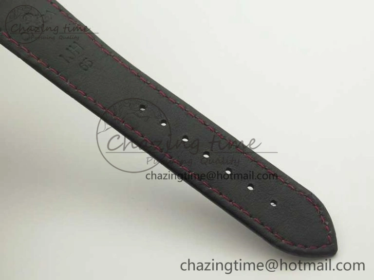 Sleek Racing Master Chronometer OMF 1:1 Best Edition Black Dial on Black Leather Strap A 7998