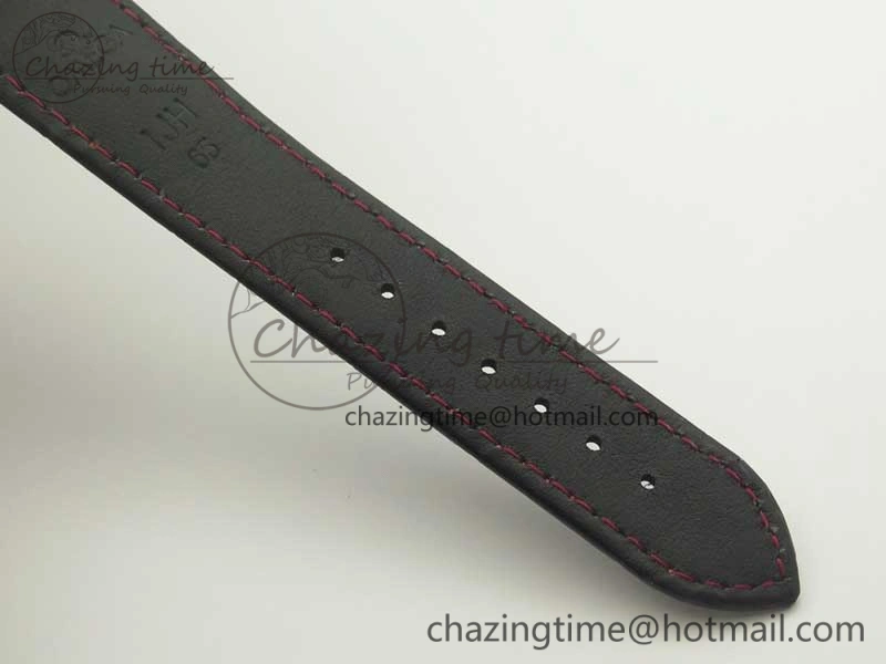 Sleek Racing Master Chronometer OMF 1:1 Best Edition Black Dial on Black Leather Strap A 7998