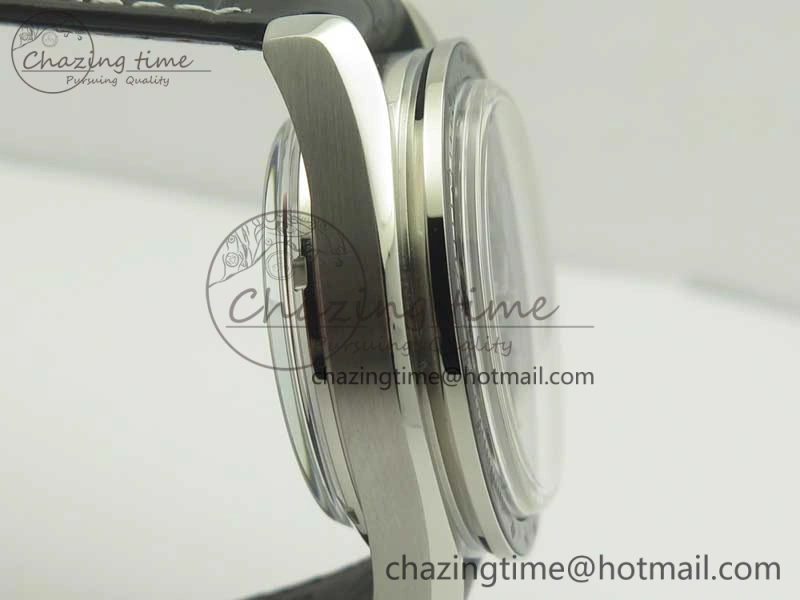 Sleek Racing Master Chronometer OMF 1:1 Best Edition Black Dial on Black Leather Strap A 7998