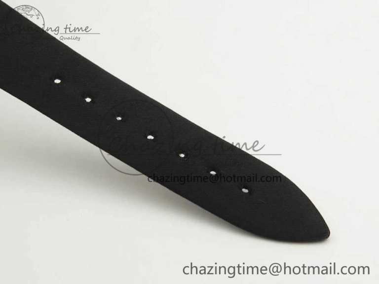 HighPerformance Reine de Naples 8918BB SS ZF 1:1 Best Edition White MOP Dial Diamonds Bezel on Black Fabric Strap A 5340