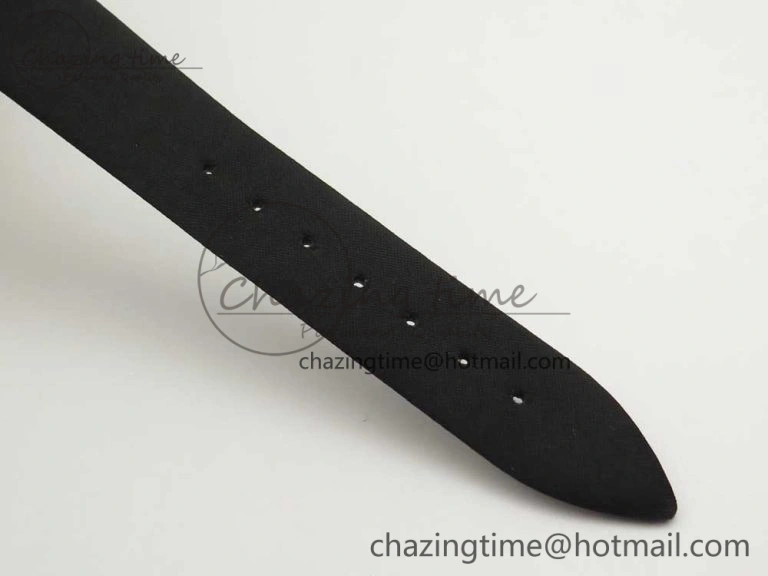 Resilient Reine de Naples 8918BB YG ZF 1:1 Best Edition White MOP Dial Diamonds Bezel on Black Fabric Strap A 10589