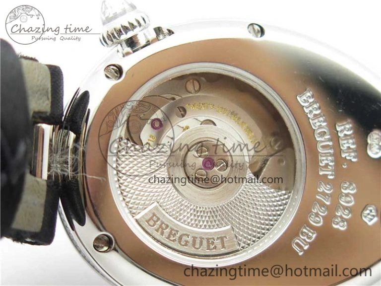 Original Reine de Naples 8928BB SS ZF 1:1 Best Edition White MOP Dial Diamonds Bezel on Black Fabric Strap A 5333