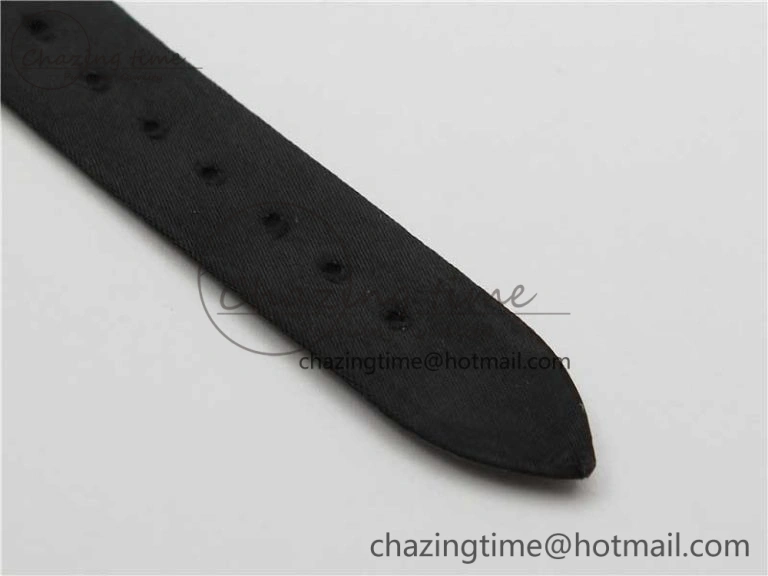 Original Reine de Naples 8928BB SS ZF 1:1 Best Edition White MOP Dial Diamonds Bezel on Black Fabric Strap A 5333