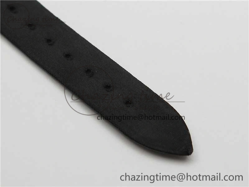 Original Reine de Naples 8928BB SS ZF 1:1 Best Edition White MOP Dial Diamonds Bezel on Black Fabric Strap A 5333