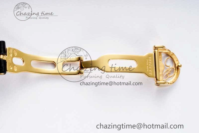 Reine de Naples YG ZF 1:1 Best Edition White Arabic Dial Diamonds Bezel on Black Fabric Strap A537 V UrbanChic 5323