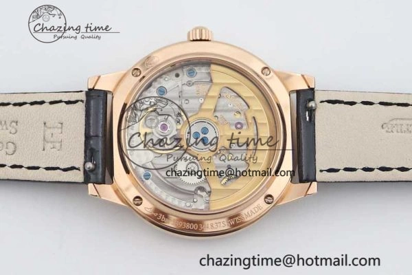Rendez-Vous Date RG Q8F Best Edition White Dial Diamonds Bezel on Black Leather Strap A Thermal 10219