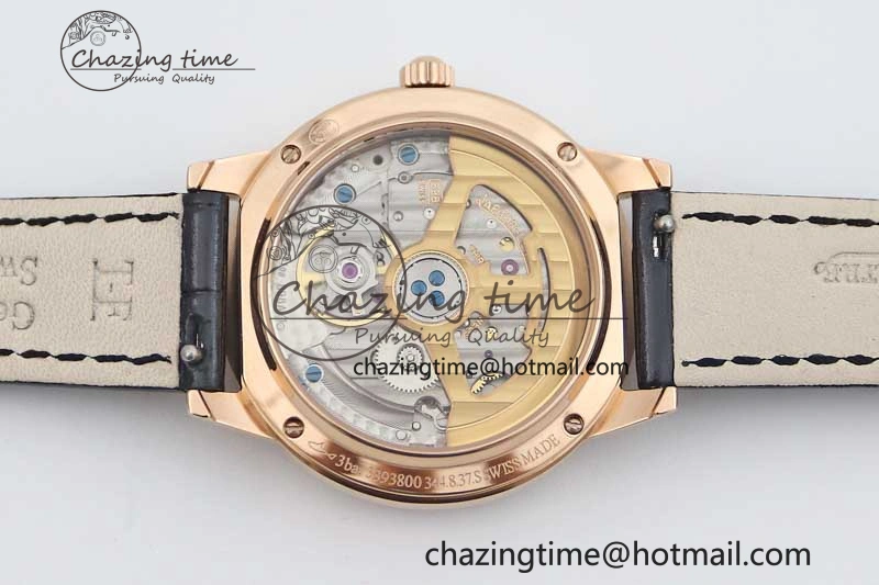 Rendez-Vous Date RG Q8F Best Edition White Dial Diamonds Bezel on Black Leather Strap A Thermal 10219