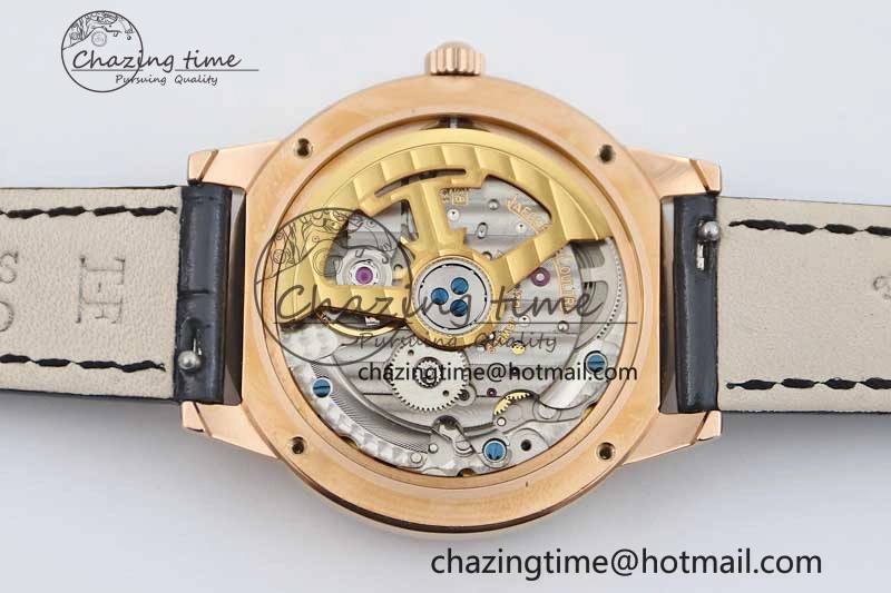 Rendez-Vous Date RG Q8F Best Edition White Dial Diamonds Bezel on Black Leather Strap A Thermal 10219