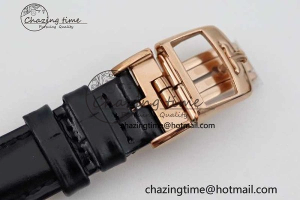 Rendez-Vous Date RG Q8F Best Edition White Dial Diamonds Bezel on Black Leather Strap A Thermal 10219