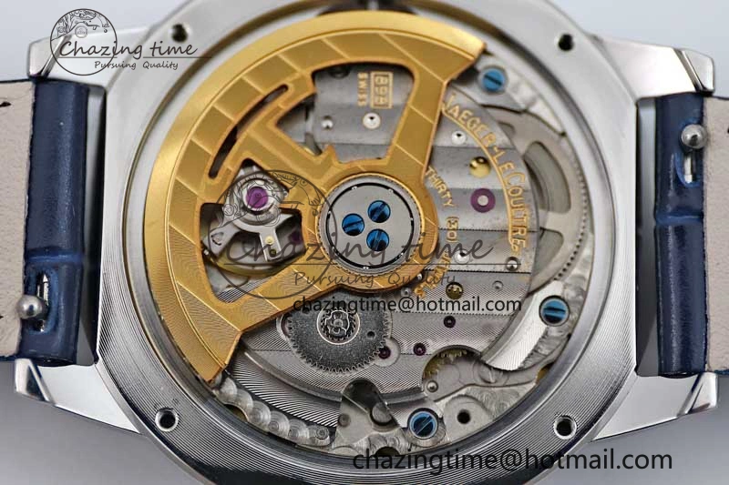 ZipUp Rendez-Vous Date SS Q8F Best Edition White Dial Diamonds Bezel on Blue Leather Strap A 7431