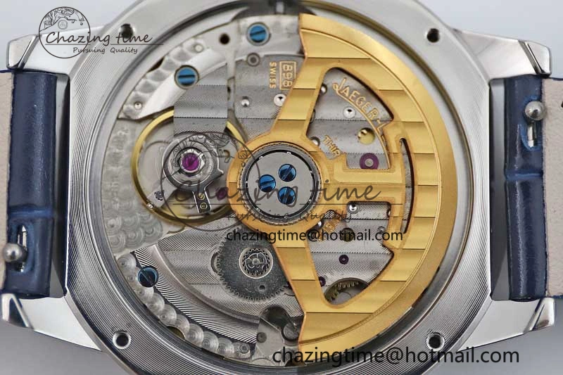 ZipUp Rendez-Vous Date SS Q8F Best Edition White Dial Diamonds Bezel on Blue Leather Strap A 7431