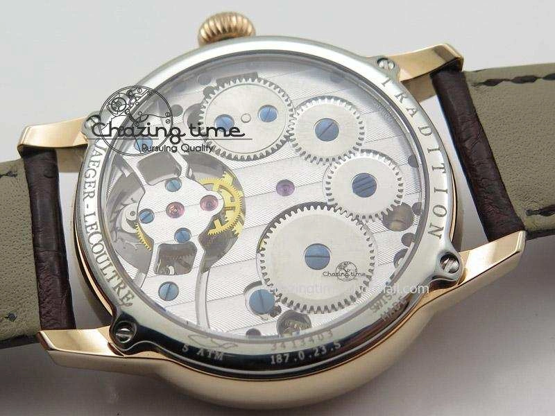 Rendez-Vous Ladies RG White MOP Dial Tourbillon on Brown Alligator Leather Breathable 7510