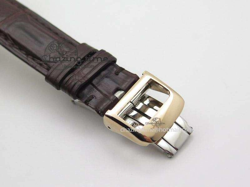 Rendez-Vous Ladies RG White MOP Dial Tourbillon on Brown Alligator Leather Breathable 7510