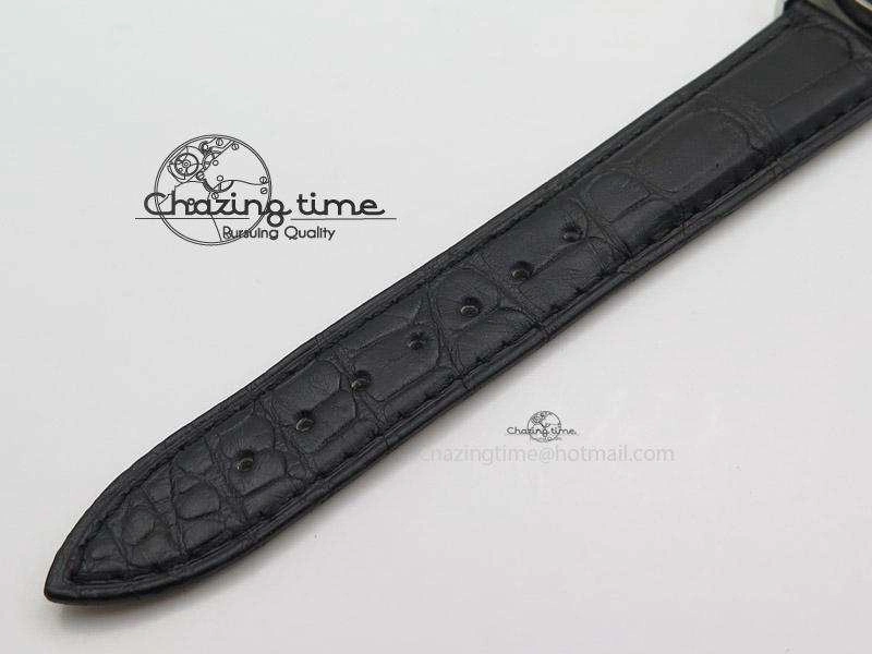 Rendez-Vous Ladies SS White MOP Dial Tourbillon on Black Alligator Leather Refined 7509