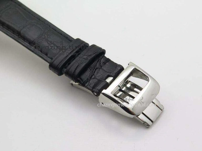 Rendez-Vous Ladies SS White MOP Dial Tourbillon on Black Alligator Leather Refined 7509